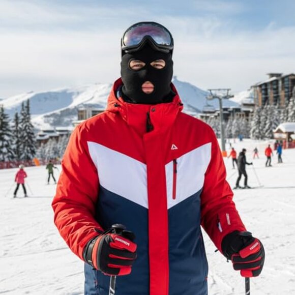Fleece-Lined Ski Mask Winter Sports Gear Windproof Face Cover Multi-Purpose main image 6